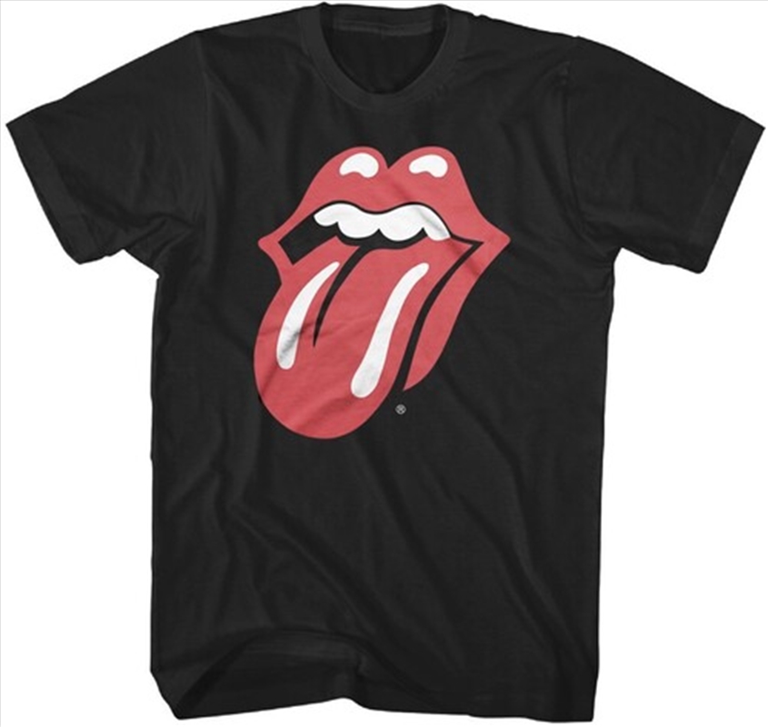 Rolling Stones - Classic Tongue Logo T-Shirt - 2XL Black/Product Detail/Shirts