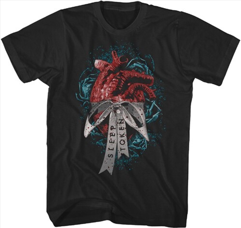 Sleep Token - Love You Want Heart T-Shirt - Large Black/Product Detail/Shirts