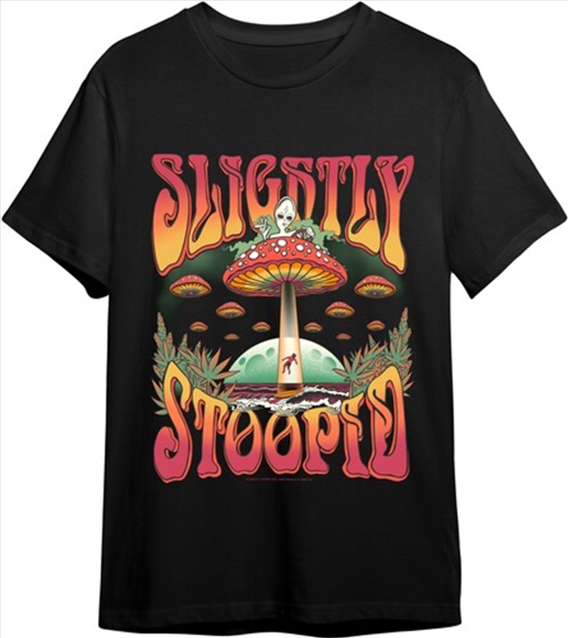 Slightly Stoopid - Shroom Alien - T-Shirt - Large (Black)/Product Detail/Shirts