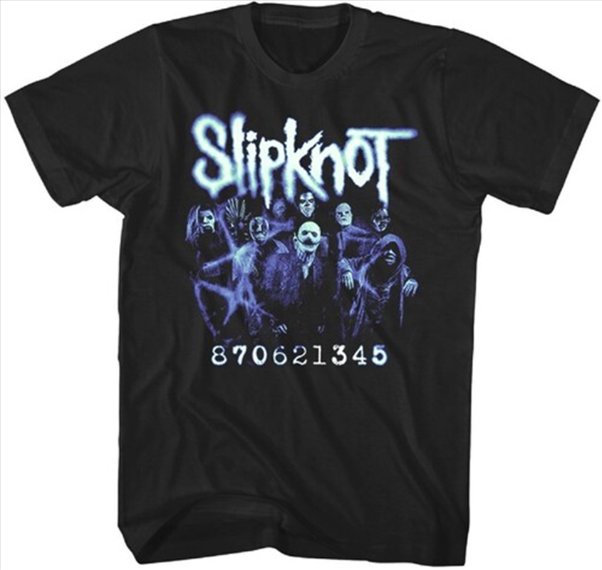 Slipknot - Band Member Numbers T-Shirt - XL Black/Product Detail/Shirts
