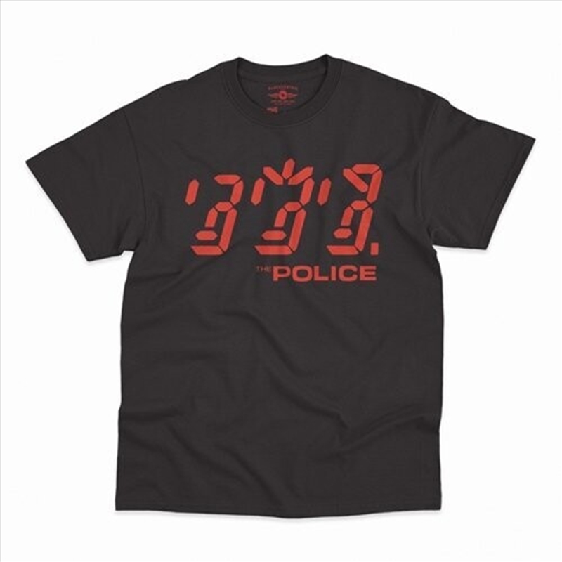 The Police - Ghost in the Machine Album - Heavy Cotton T-Shirt - Large Black/Product Detail/Shirts
