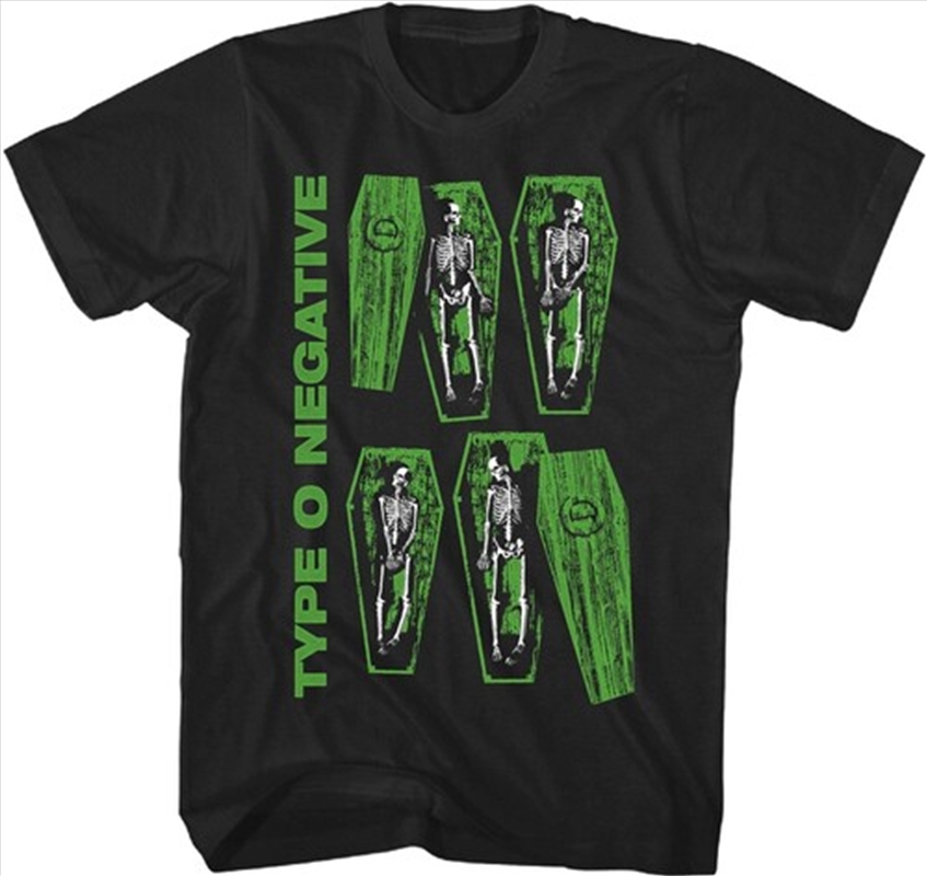 Type O Negative - Coffin T-Shirt - 2XL Black/Product Detail/Shirts