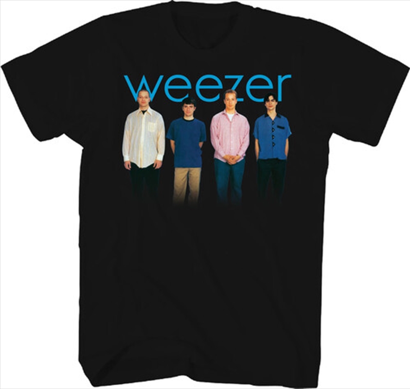 Weezer - Blue Album Cover T-Shirt - Medium Black/Product Detail/Shirts