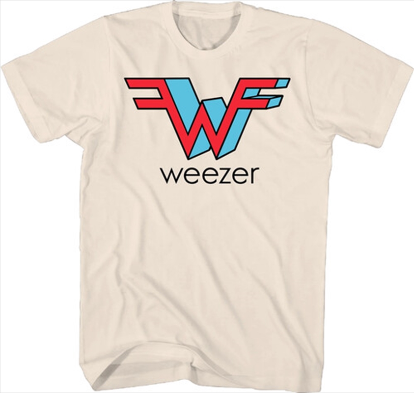 Weezer - Weezer Logo T-Shirt - Medium Natural/Product Detail/Shirts