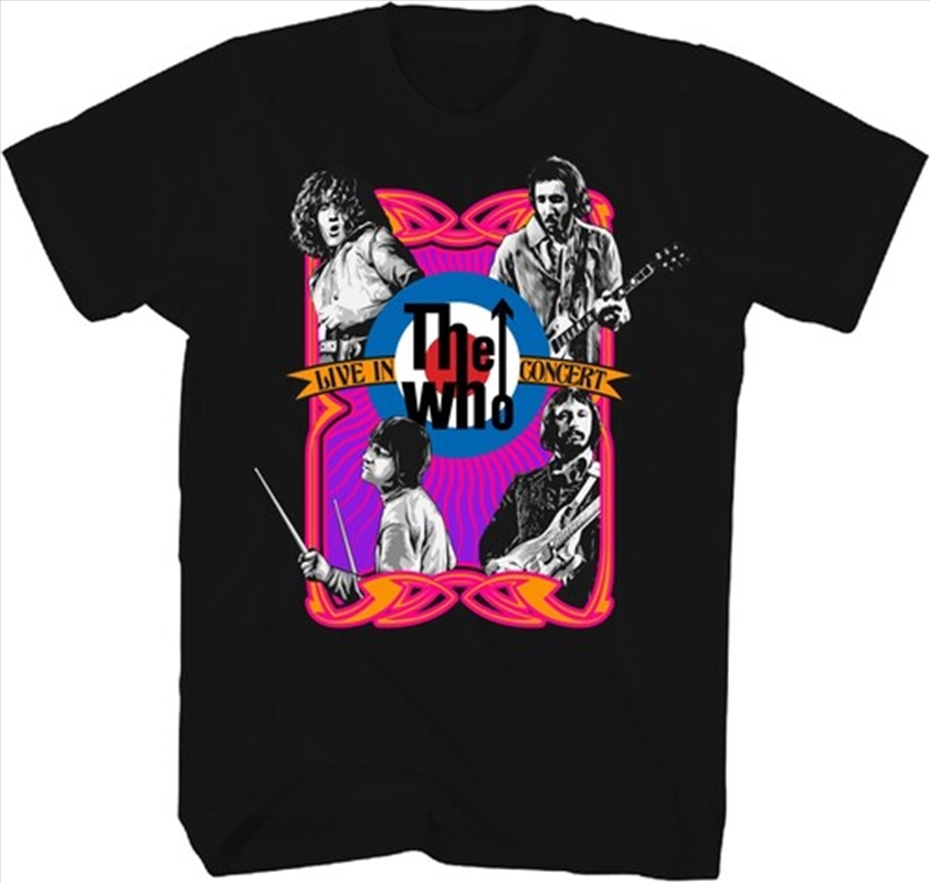 Who - Live In Concert T-Shirt - 2XL Black/Product Detail/Shirts