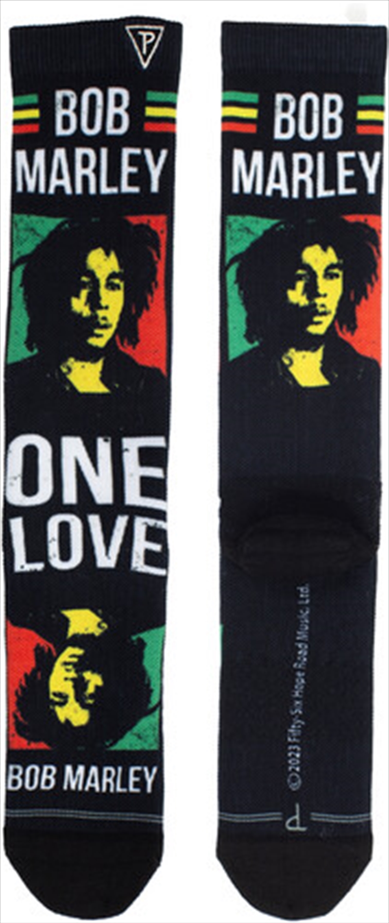Bob Marley - One Love Dye Sublimation - Crew Socks/Product Detail/Socks