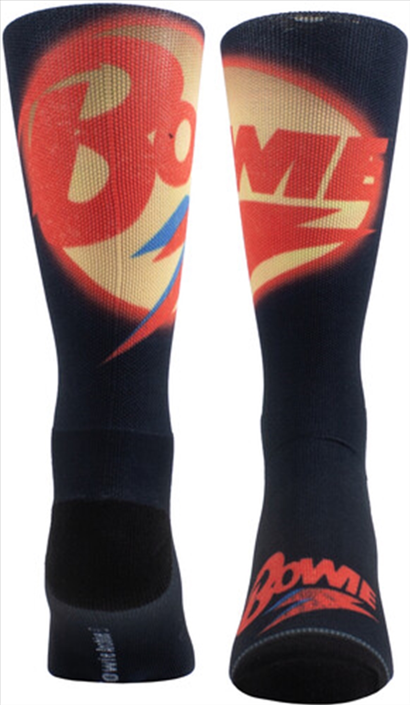 David Bowie - Aladdin Sane Flash Dye Sublimation - Crew Socks/Product Detail/Socks