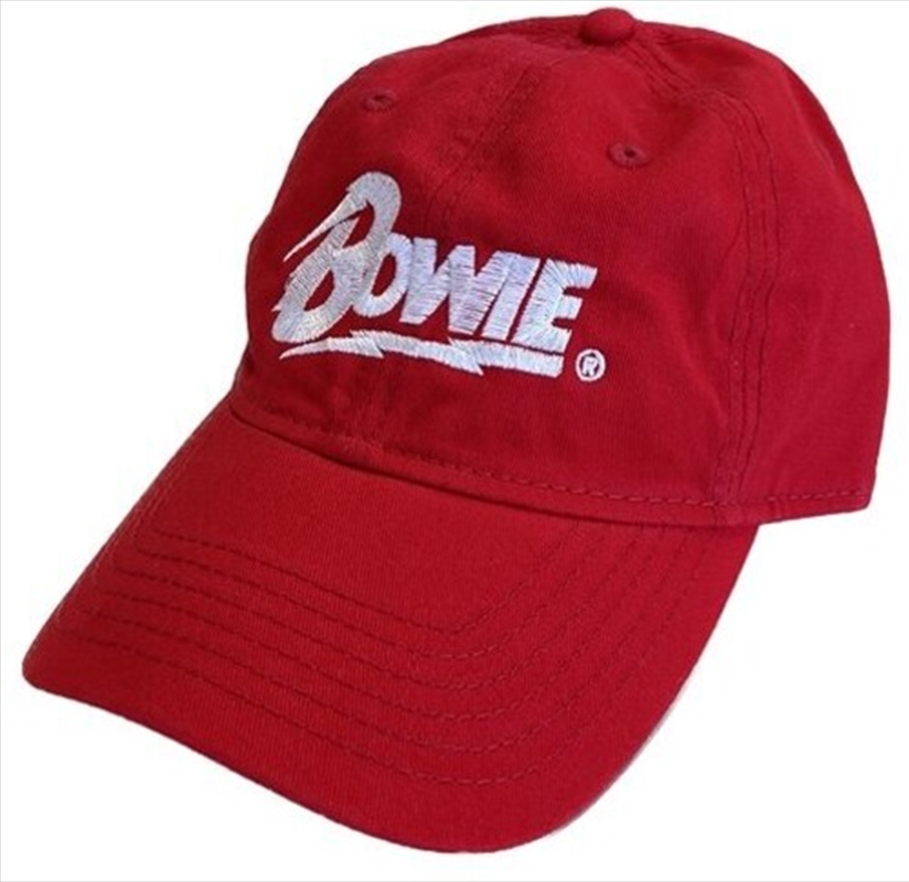 David Bowie - Logo - Unstructured Hat - Red/Product Detail/Socks