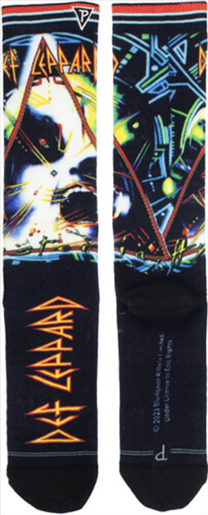 Def Leppard - Hysteria Dye Sublimation - Crew Socks/Product Detail/Socks