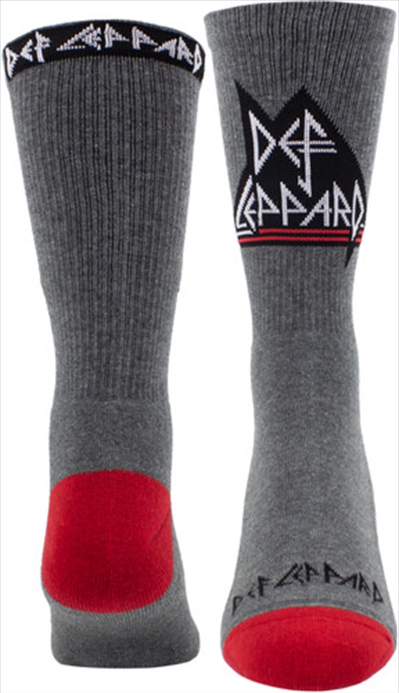 Def Leppard - Triangle Logo - Crew Socks/Product Detail/Socks