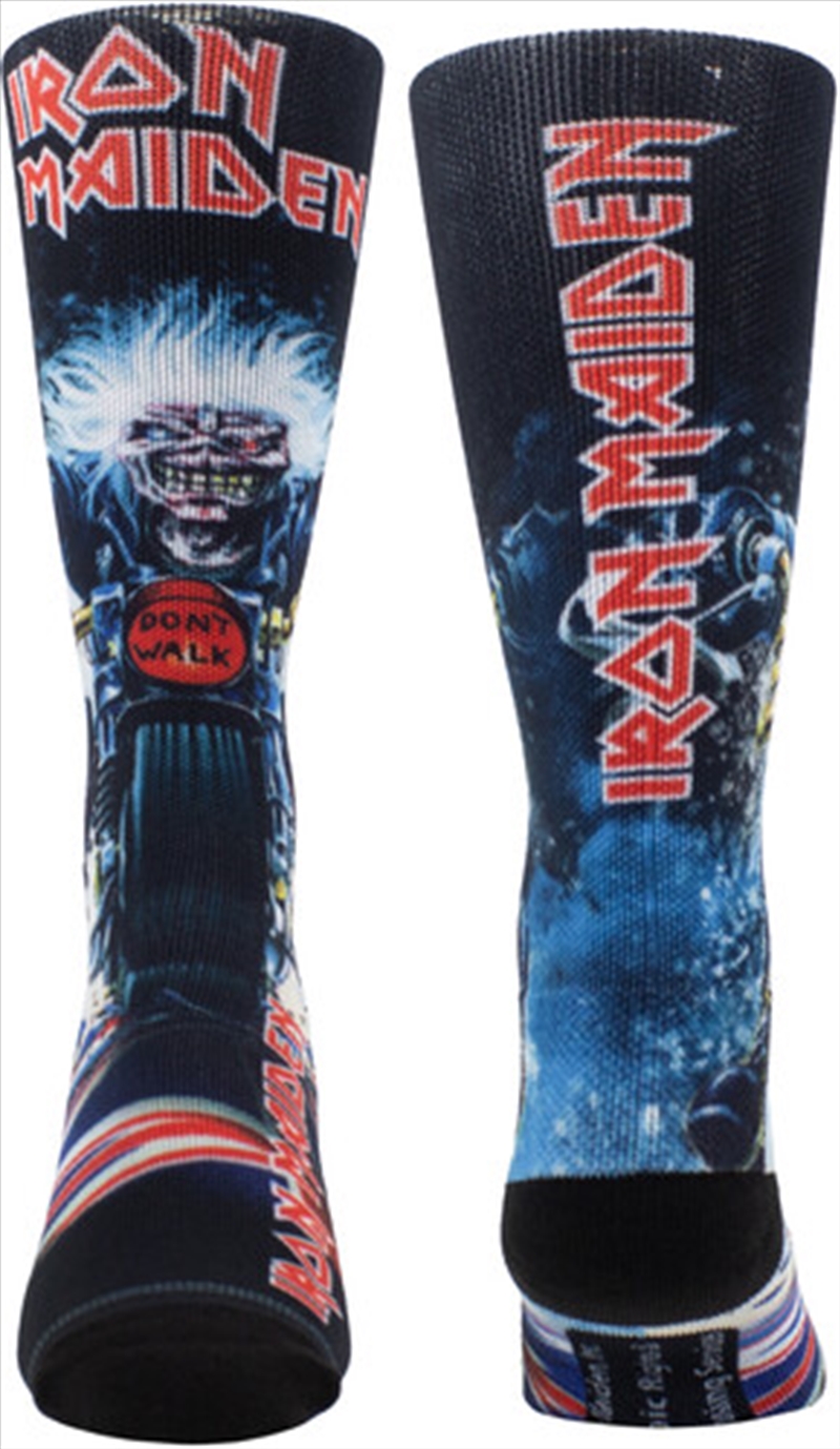 Iron Maiden - Eddie Biker Dye Sublimation - Crew Socks/Product Detail/Socks