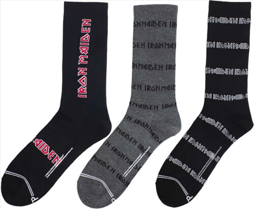 Iron Maiden - Volume - Crew Socks (3 Pack)/Product Detail/Socks
