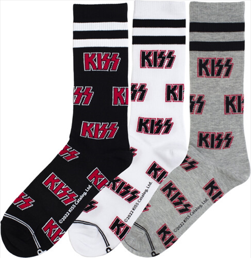 Kiss - Volume - Crew Socks (3 Pack)/Product Detail/Socks