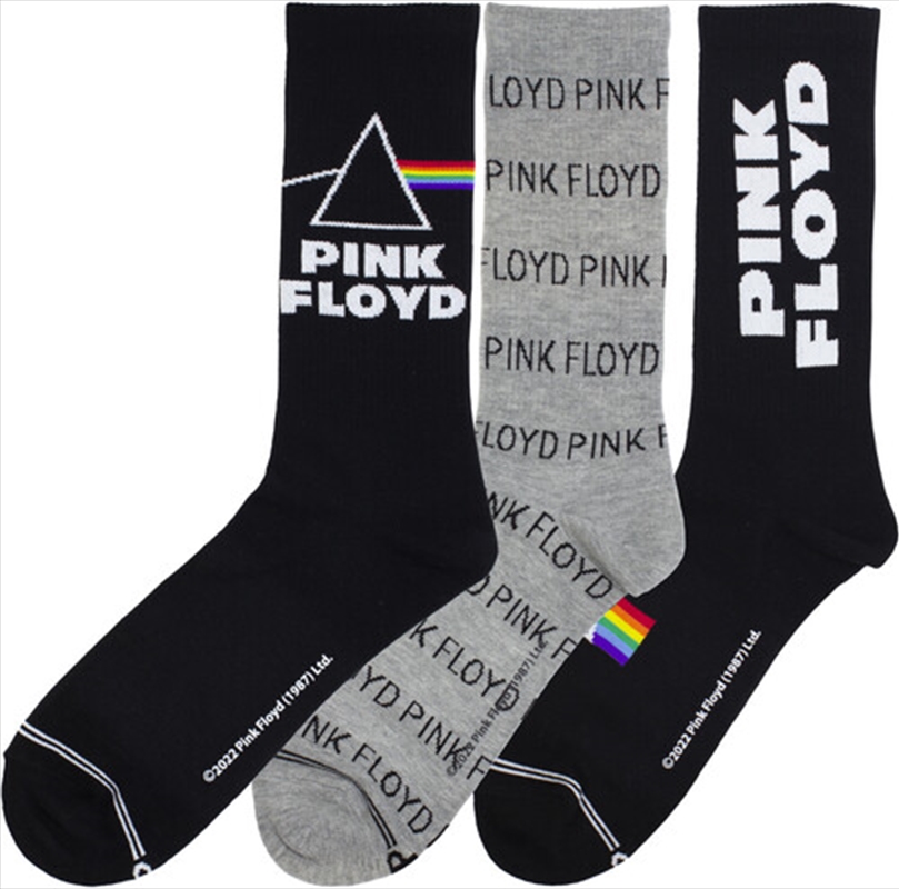 Pink Floyd - Volume - Crew Socks (3 Pack)/Product Detail/Socks