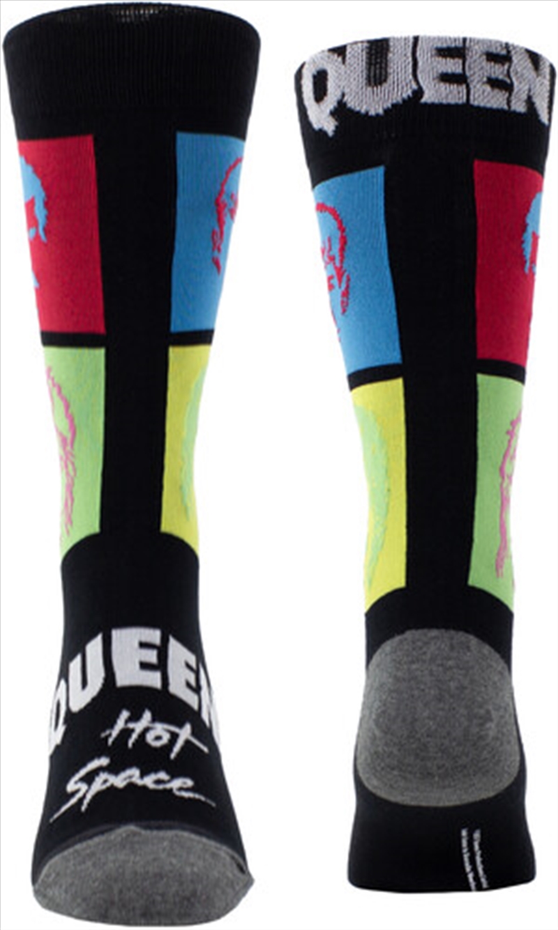 Queen - Silhouette Multicolor Portraits - Crew Socks/Product Detail/Socks