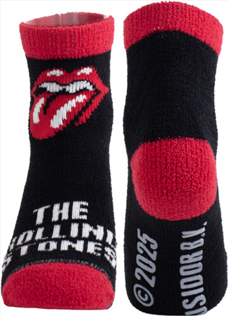 Rolling Stones - Tongues - Fuzzy Women's Crew Socks/Product Detail/Socks
