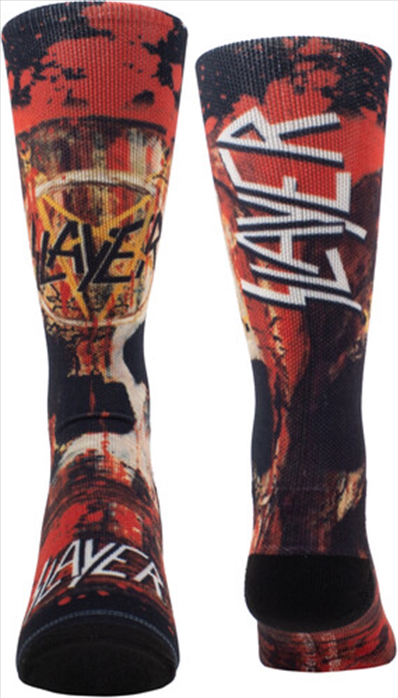 Slayer - Horror Skull Dye Sublimation - Crew Socks/Product Detail/Socks