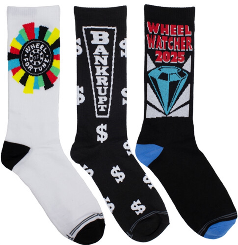 Wheel of Fortune - Crew Socks (3 Pack)/Product Detail/Socks