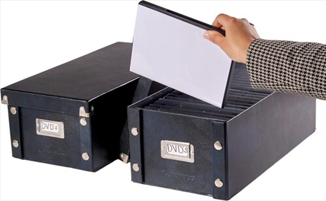 Snap-N-Store - DVD Storage Box 2-Pack - Black SNS01618-AMZ/Product Detail/Storage