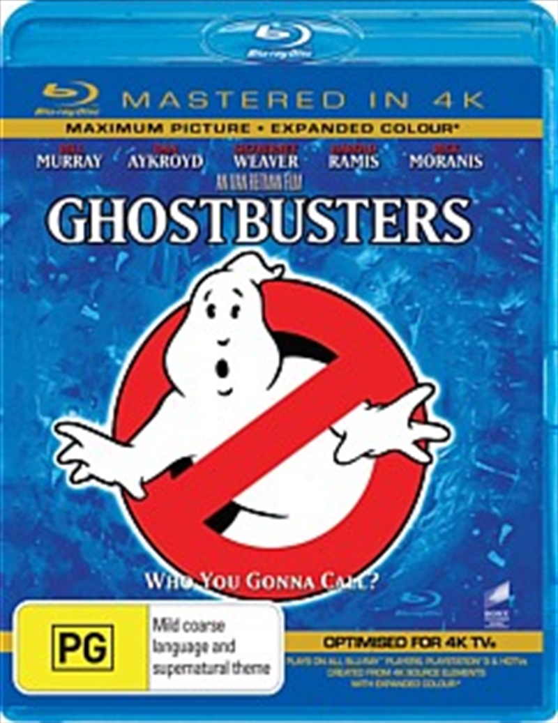 Ghostbusters (Mastered in 4K) Comedy, Blu-ray | Sanity