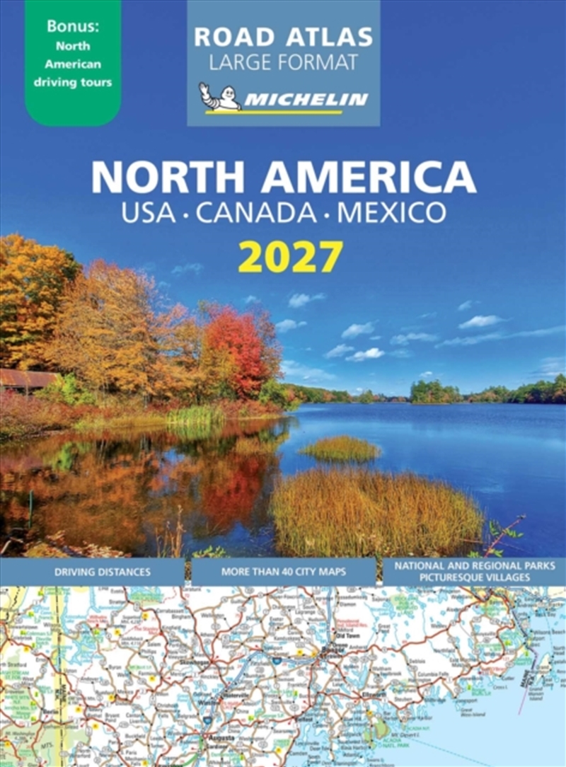 USA - Canada - Mexico 2027 Atlas (Large Format A3-Paperback)/Product Detail/Geography