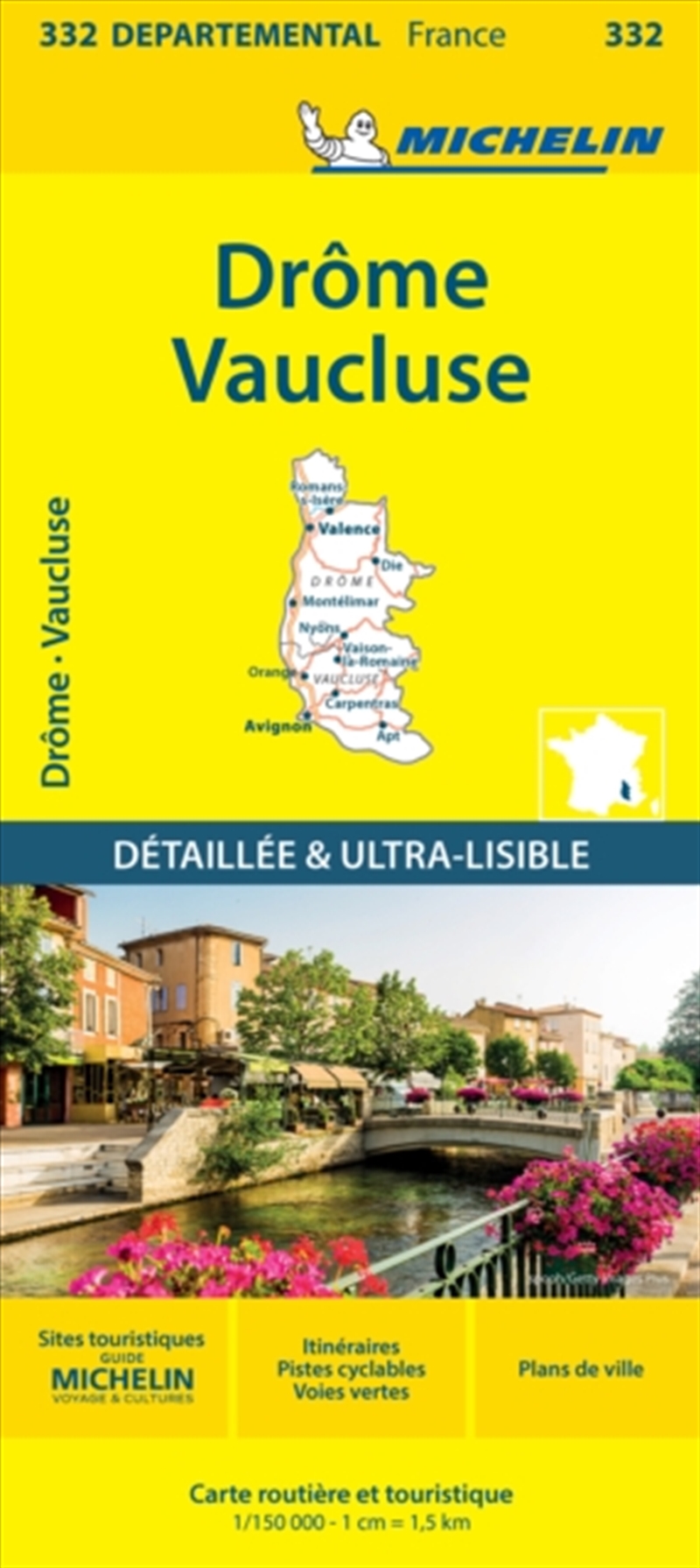 Drome Vaucluse - Michelin Local Map 332/Product Detail/Geography