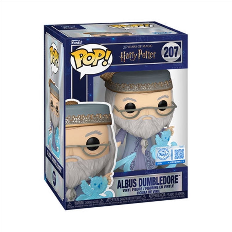 Harry Potter - Dumbledore w/Patronus Pop! Vinyl RS/Product Detail/Movies
