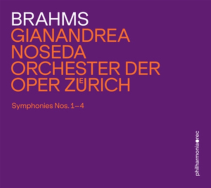 Johannes Brahms: Syms 1-4/Product Detail/Classical