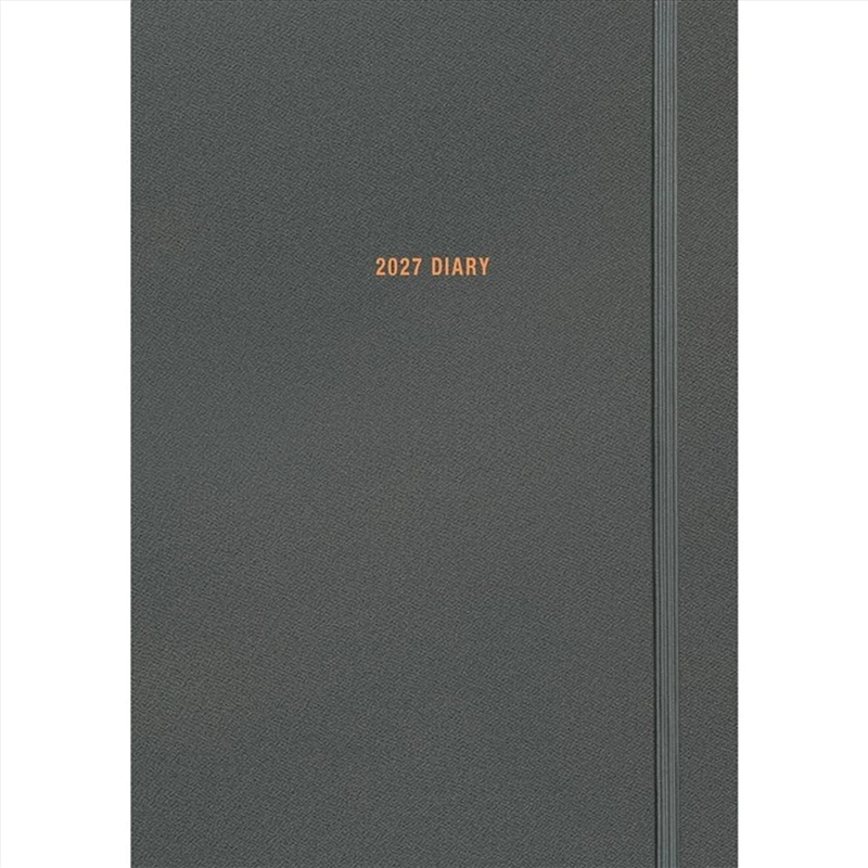 Charcoal Soft Touch A5 Diary 2027/Product Detail/Calendars & Diaries