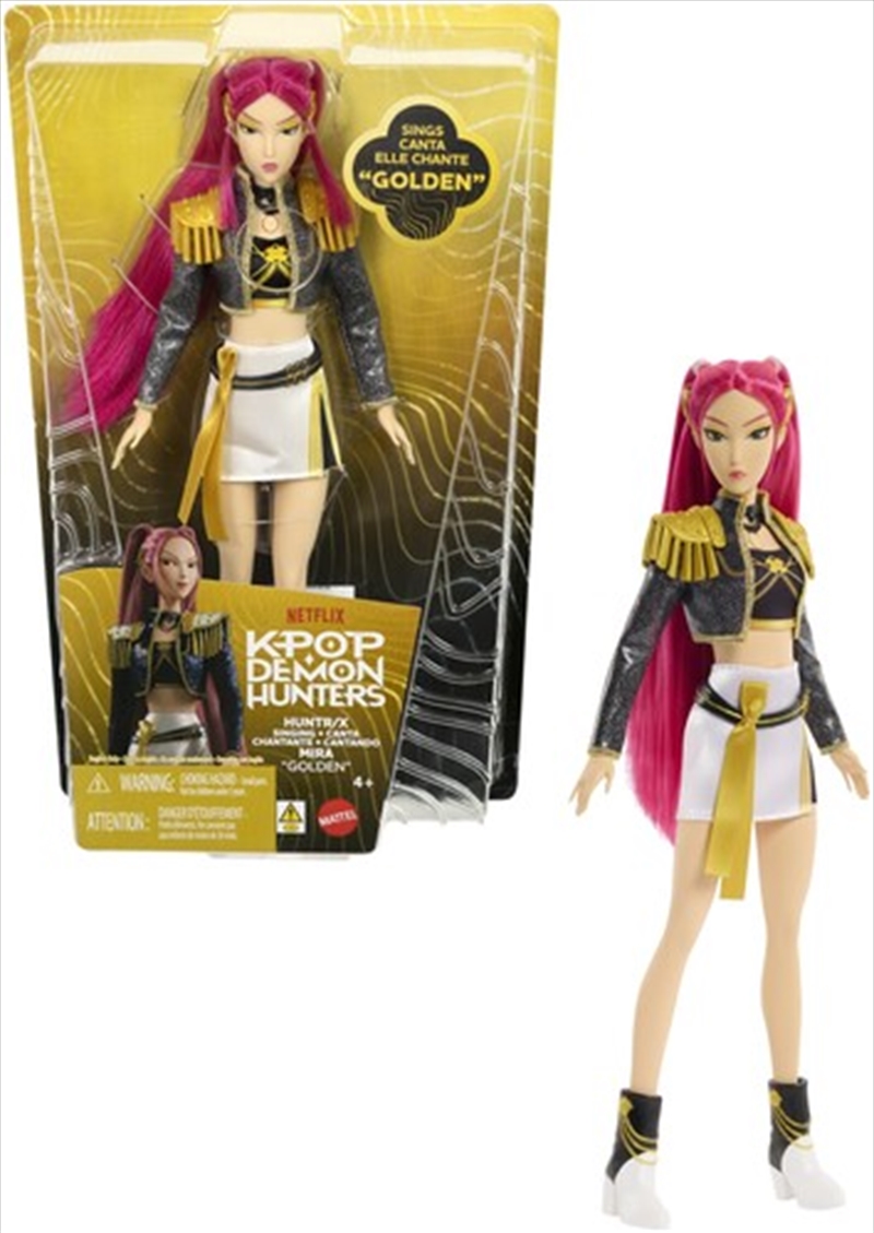 KPop Demon Hunters HUNTR/X: Mira “Golden" Singing Doll/Product Detail/Toys