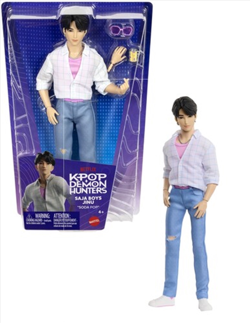 KPop Demon Hunters Saja Boys Jinu “Soda Pop" Doll/Product Detail/Toys