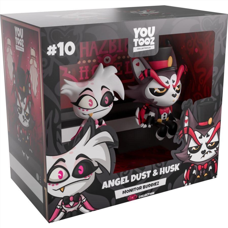 Youtooz Hazbin Hotel - Angel Dust & Husk Monitor Buddiez 2.5" Vinyl Figure/Product Detail/Figurines