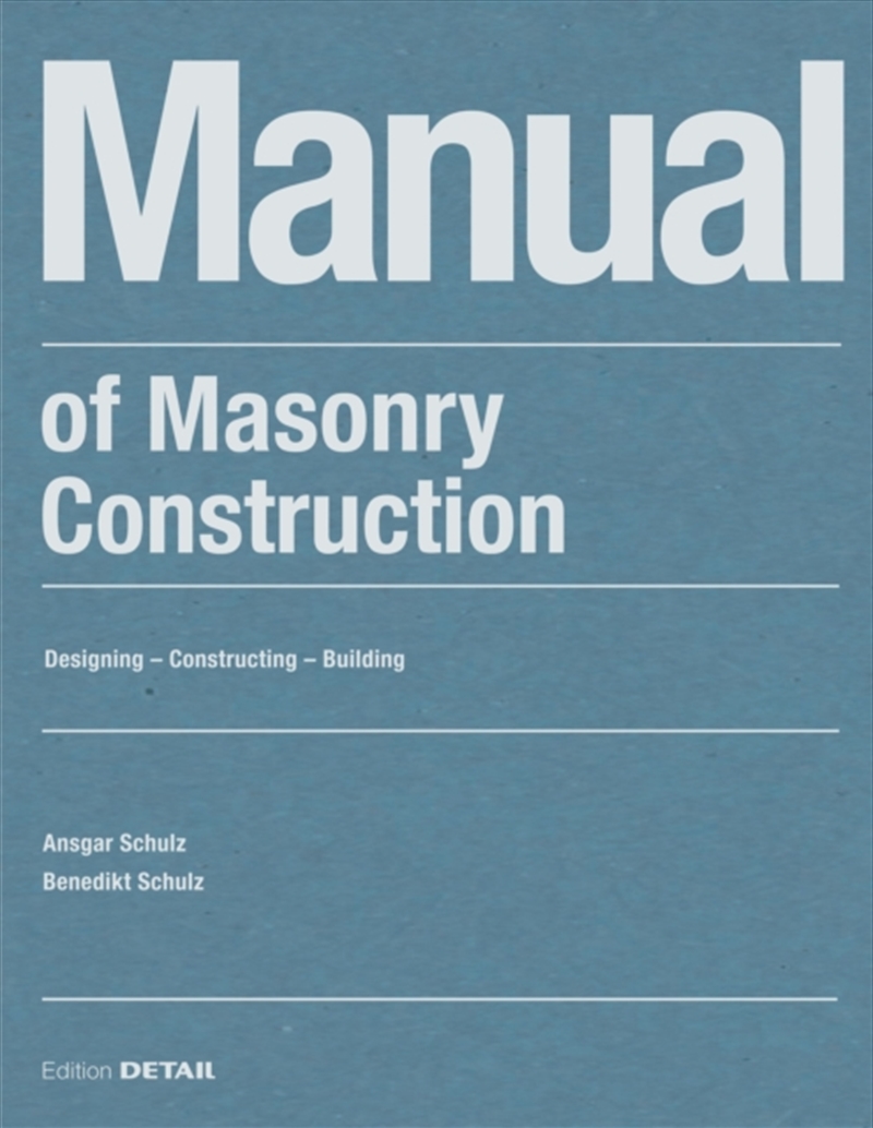 Manual of Masonry Construction/Product Detail/House and Home Design