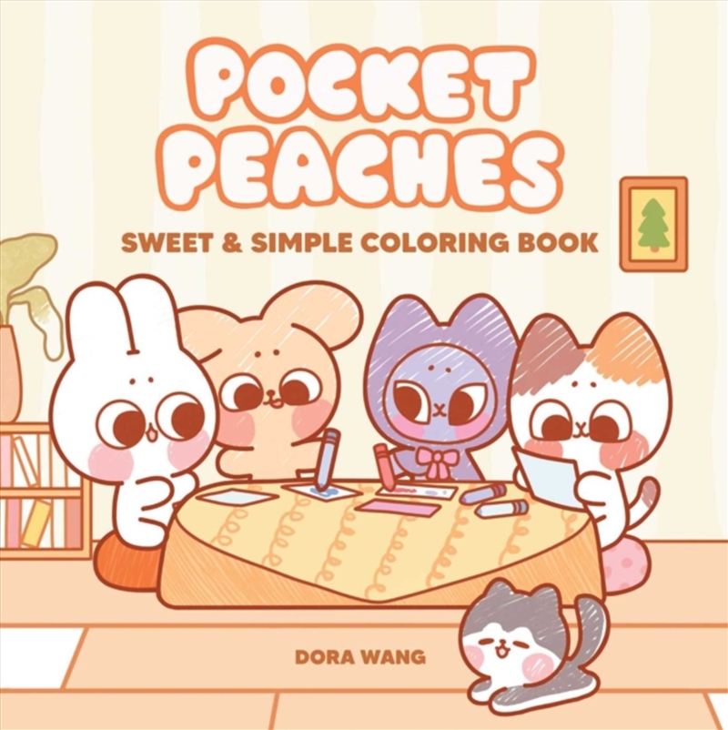 Pocket Peaches Sweet & Simple Coloring Book/Product Detail/Kids Activity Books