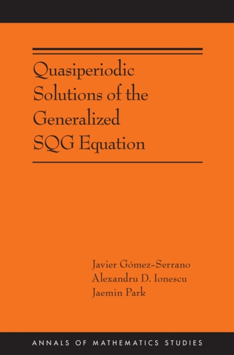 Quasiperiodic Solutions of the Generalized SQG Equation/Product Detail/Science