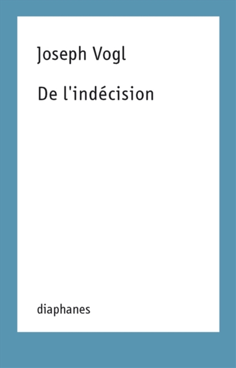De l`indecision/Product Detail/Reading