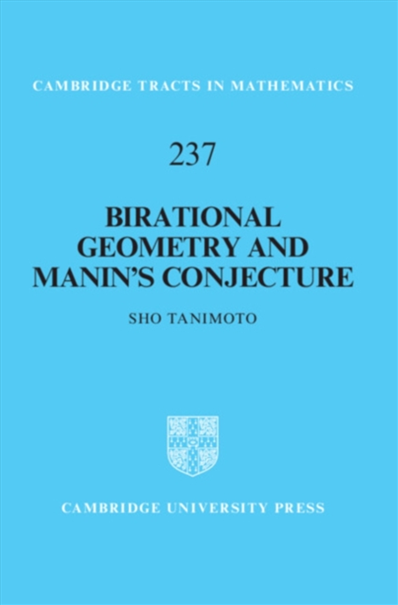Birational Geometry and Manin's Conjecture/Product Detail/Science