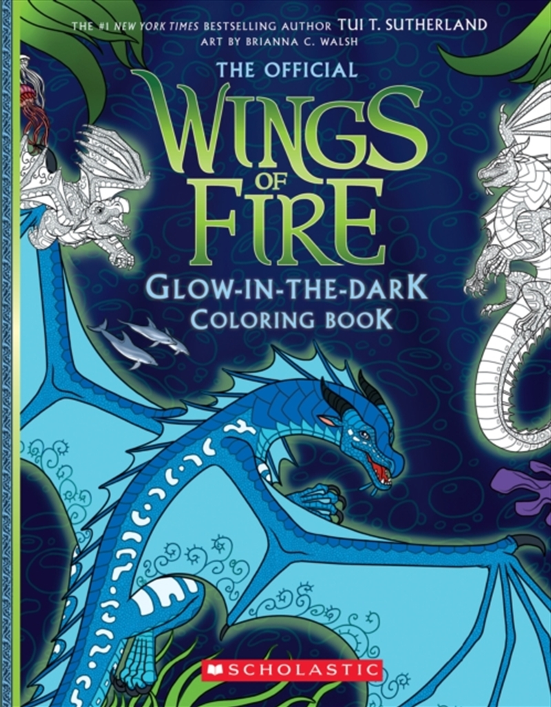 Wings of Fire Glow-in-the-Dark Coloring Book/Product Detail/Adults Colouring
