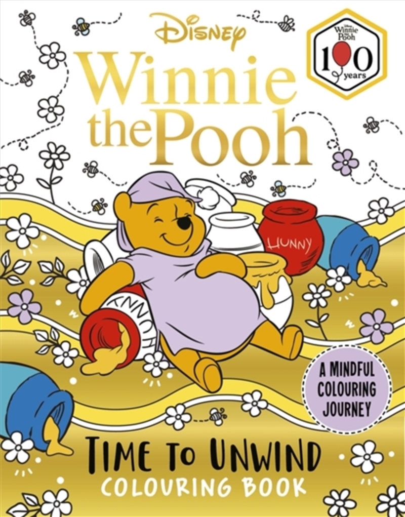 Disney Winnie the Pooh - Time to Unwind Colouring Book : A Mindful Colouring Journey/Product Detail/Kids Colouring