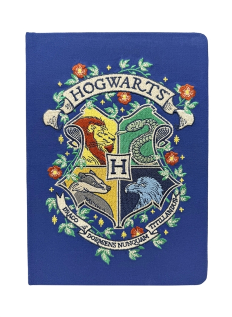 Harry Potter: Hogwarts Crest Embroidered Journal/Product Detail/Notebooks & Journals
