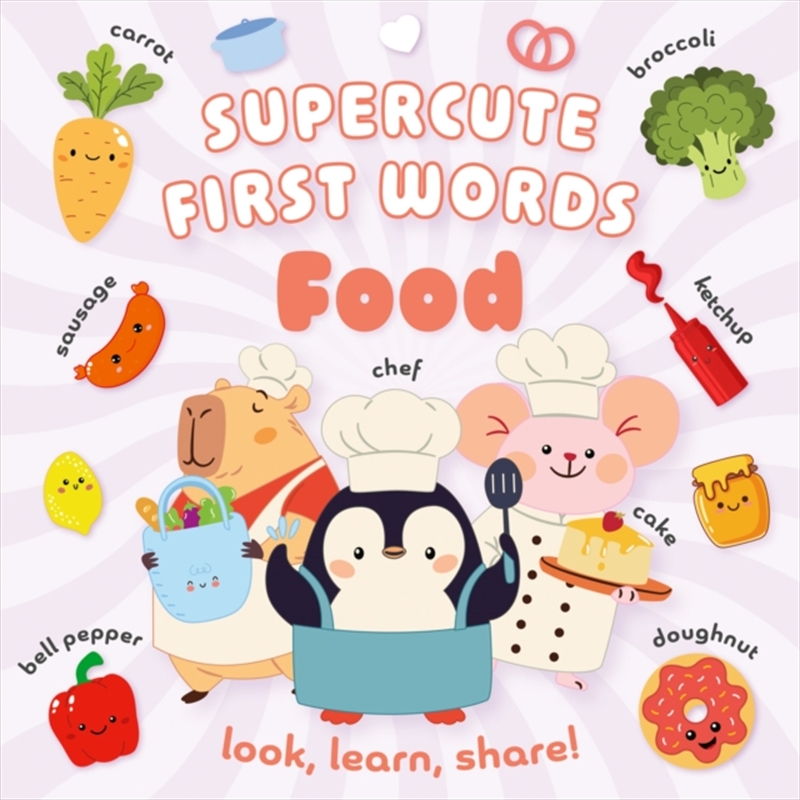 Supercute First Words Food/Product Detail/Kids Activity Books
