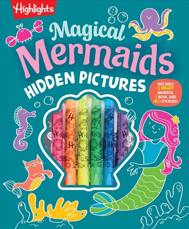 Magical Mermaids Hidden Pictures : Kids Mermaid Coloring Book with Markers Featuring Over 40 Ready-t/Product Detail/Kids Activity Books