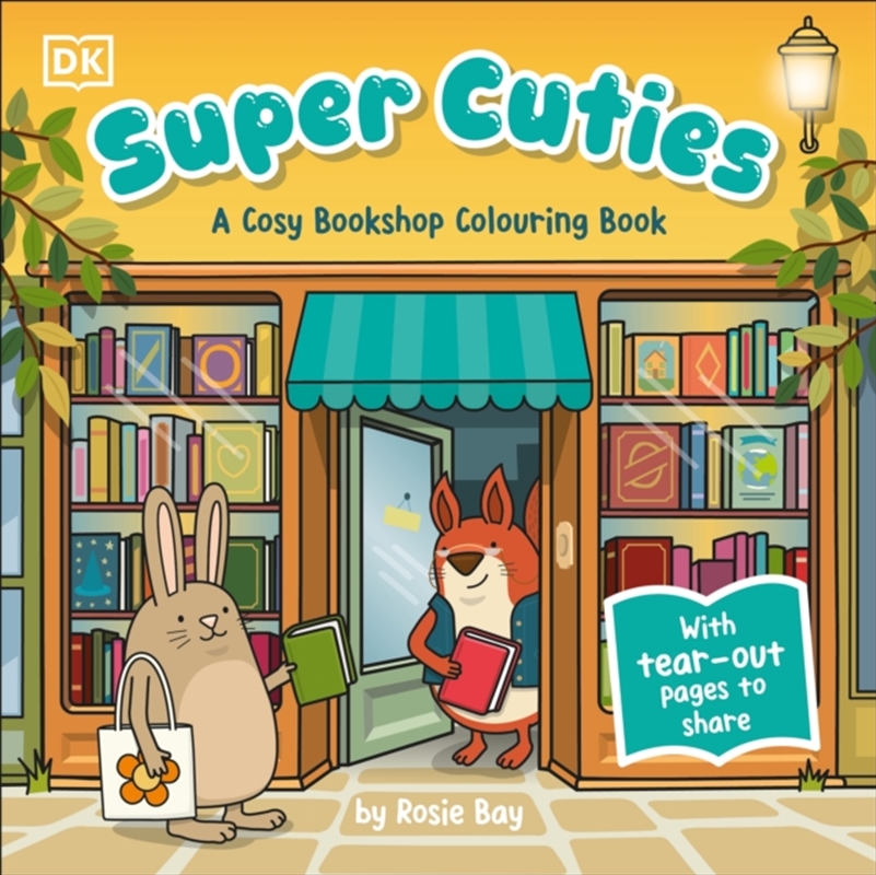 Super Cuties A Cosy Bookshop Colouring Book/Product Detail/Kids Activity Books