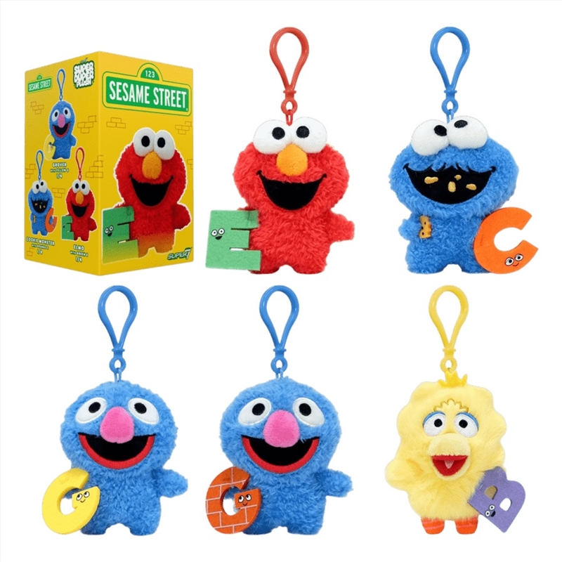 Sesame Street - Super Duper Plush Blind Box Wave 01 (Sent At Random)/Product Detail/Keyrings