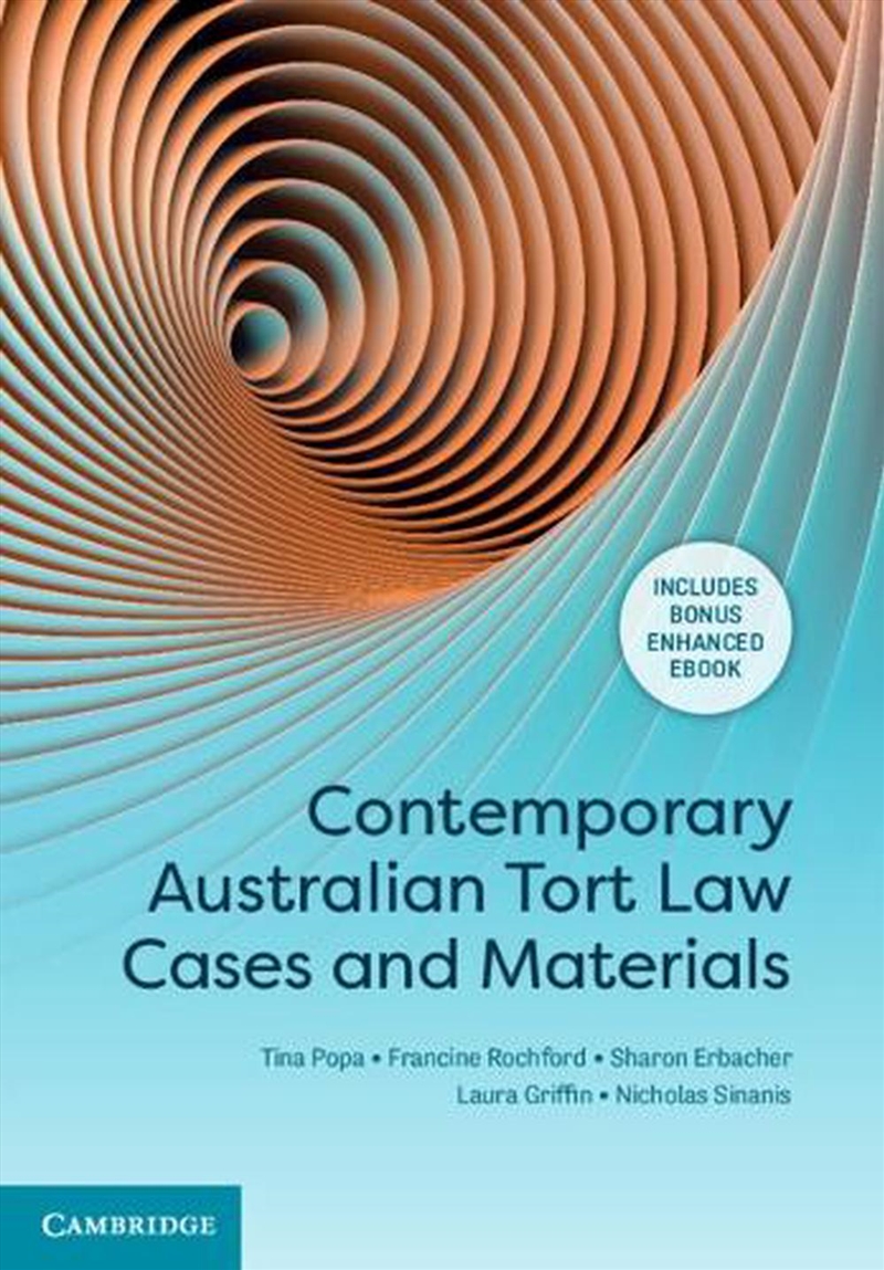 Contemporary Australian Tort Law Cases and Materials/Product Detail/Law