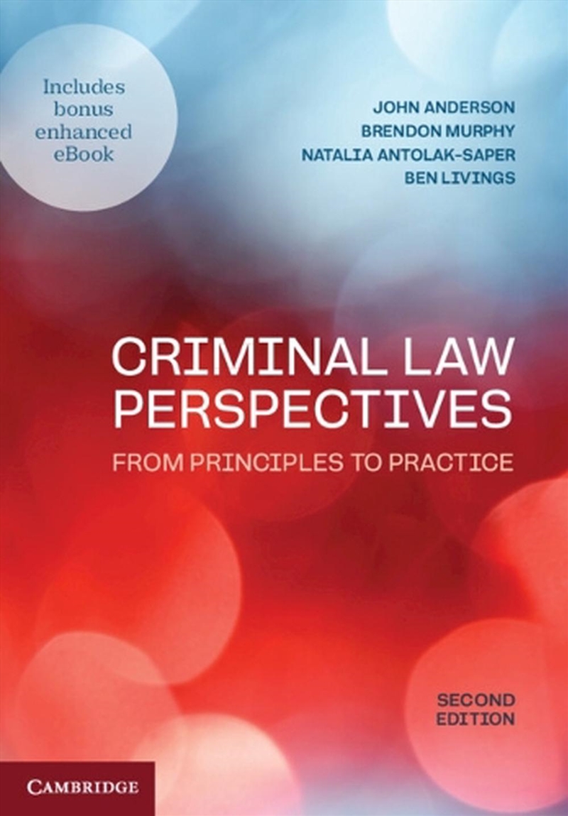 Criminal Law Perspectives : From Principles to Practice/Product Detail/Law