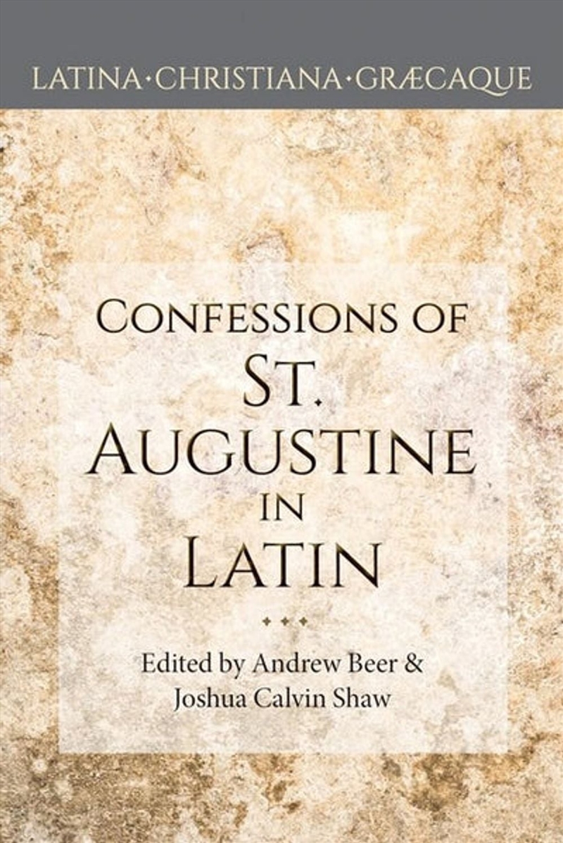 Confessions of St. Augustine in Latin/Product Detail/Language & Linguistics