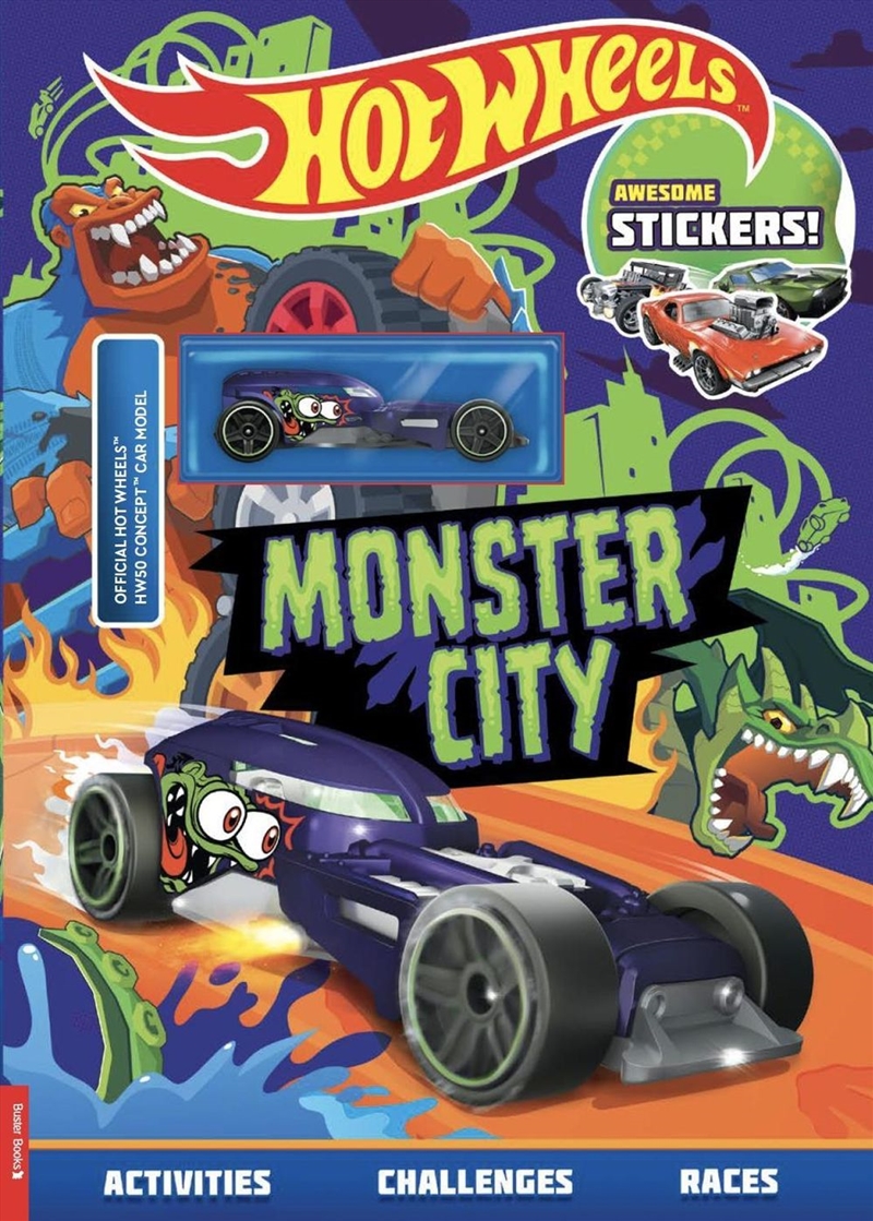 Hot Wheels™: Monster City (with stickers and HW50 Concept™ car model)/Product Detail/Kids Activity Books