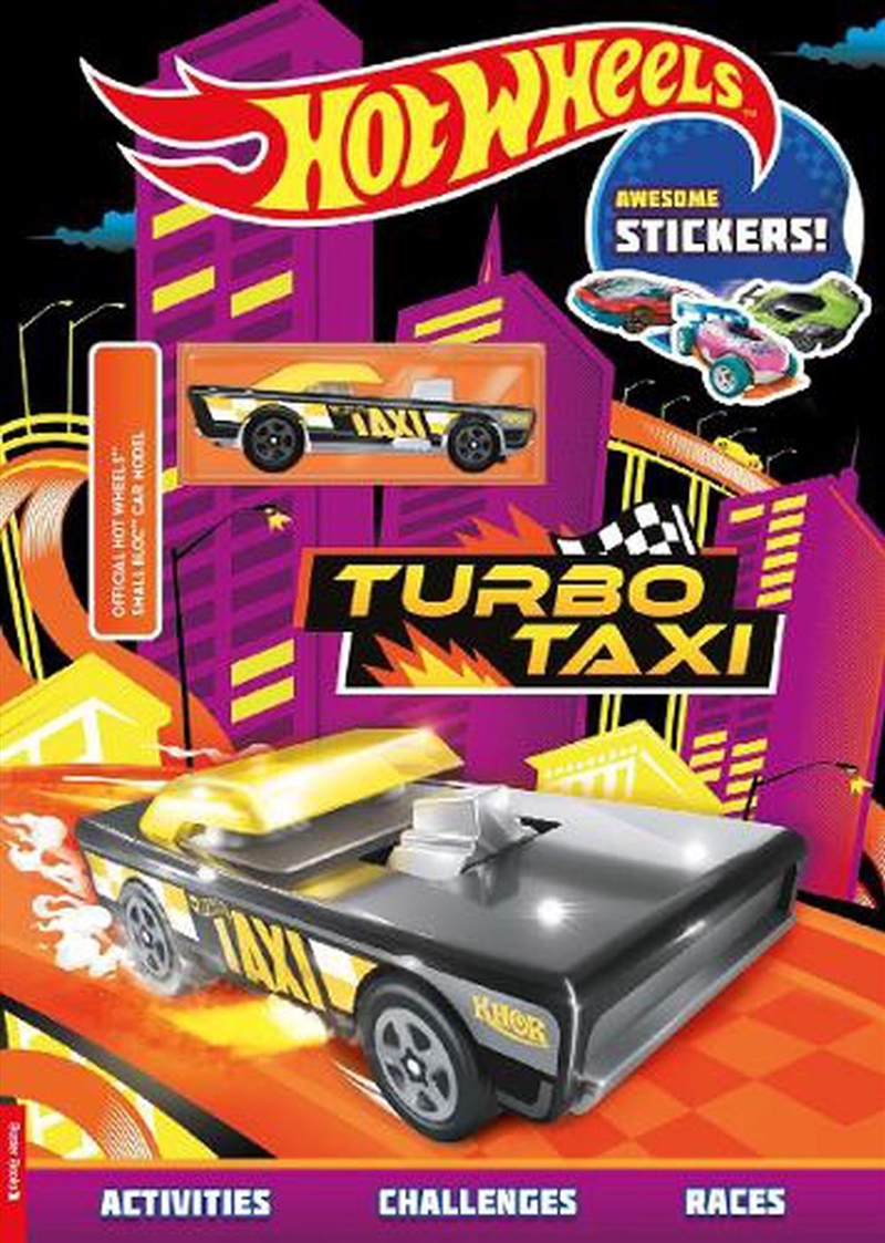 Hot Wheels™: Turbo Taxi (with stickers and Small Bloc™ car model)/Product Detail/Kids Activity Books