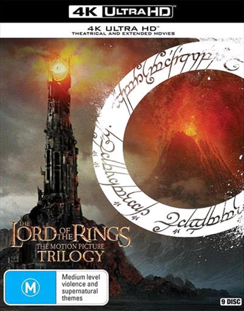 Lord Of The Rings Trilogy  UHD - Theatrical + Extended Edition, The/Product Detail/Action
